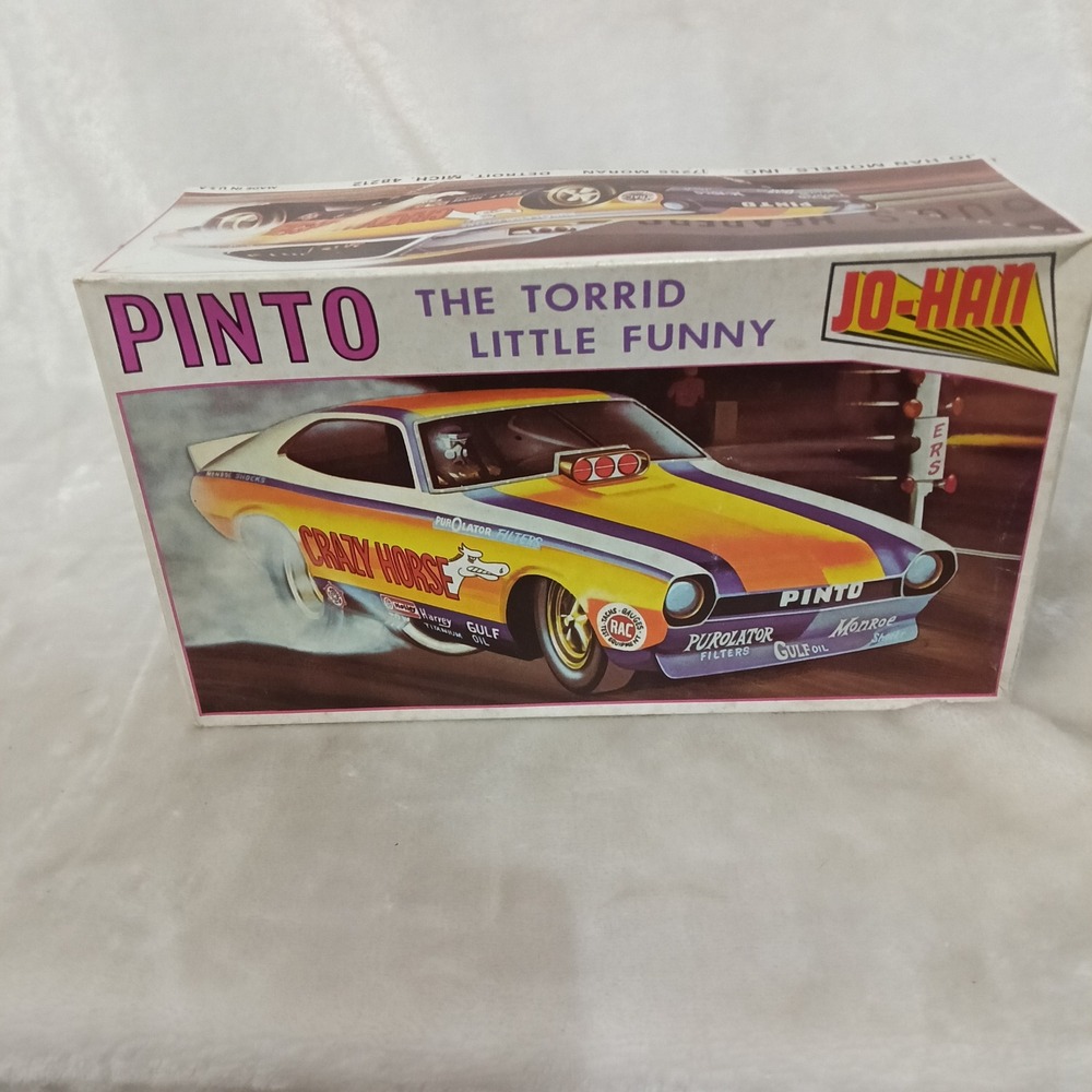 Jo-Han Pinto Crazy Horse Torrid Little Funny Car 1/25 Model Kit Vintage READ!